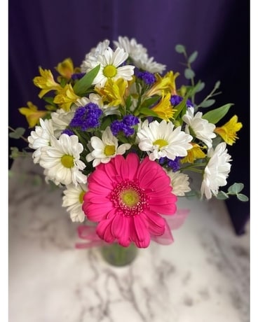 The Arrangement That Speaks Happy Flower Arrangement